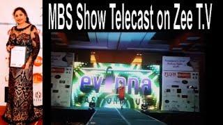 MBS Fashion show Telecasted on Zee TV Asia Pacific |Vandana Evanna