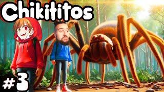 UVE y RAPTOR ESCAPAN de las ARAÑAS GIGANTES  | CHIKITITOS #3