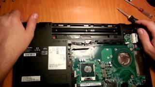 Fujitsu Lifebook A512. Разборка ноутбука Fujitsu Lifebook A512