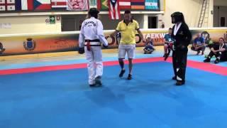 2015 World Taekwondo Championships Natalie McMillian vs Marina Mironova