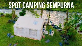 MENEMUKAN SPOT CAMPING TEPI SUNGAI YANG INDAH