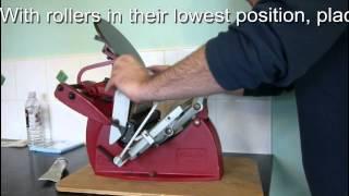 Operating a Table-Top Platen Press