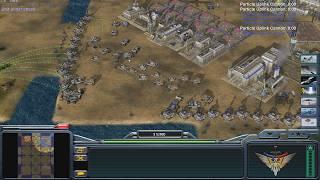 USA Laser - Command & Conquer Generals Zero Hour - 1 vs 7 HARD Gameplay