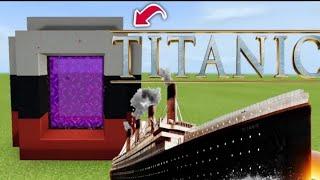 PORTAL TO  TITANIC  MINECRAFT  VISION