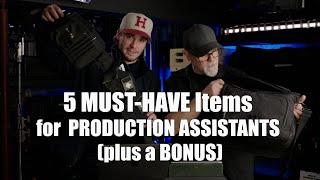 5 Must-Have Items for PRODUCTION ASSISTANTS (plus a BONUS)