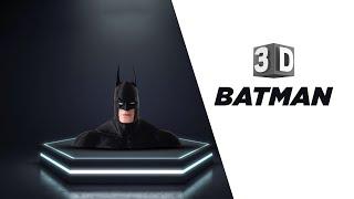 3D Printed Batman From Thingiverse | Batman's Bust Timelapse