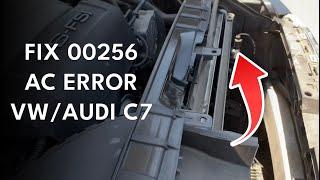 Fix Audi A6 C7 (2012-2018) No AC Error Code 00256 (DIY AC Pressure Sensor Replacement)