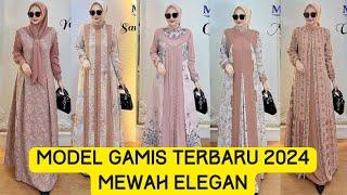 MODEL GAMIS TERBARU 2024 MEWAH ELEGAN