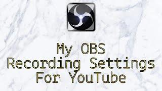 My OBS Recording Settings In 2023 (Version 29.0.2)