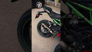 STOCK VS AKRAPOVIC  #z900 #kawasaki