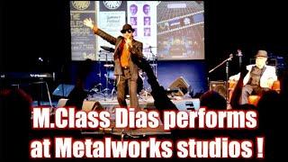 M Class Dias performs live at Metalworks studios