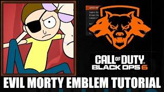 EVIL MORTY (Rick and Morty) - Black Ops 6 Emblem Tutorial