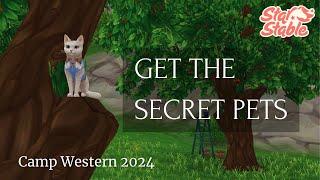 Get the Secret Pets!  || SSO Camp Western 2024