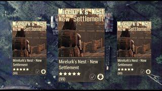 FALLOUT 4 : Mod Mirelurk's Nest New Settlement