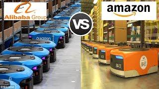 Amazon's Kiva Robots Vs Alibaba's Quicktron Robots - Battle of Warehouse