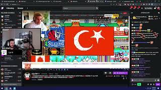 Tarik reacts to XQC vs TURKEY in r/place