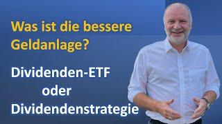 Die bessere Geldanlage? Dividenden-ETF vs. eigene Dividendenstrategie