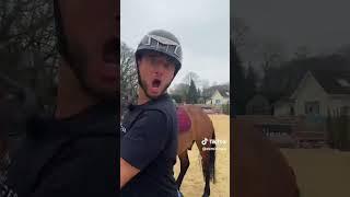 I SMELL A NEW VLOG!!!!  #equestrian #harlow #fyp #viral #pony #horseriding  @HarlowLunaWhite