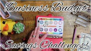 Business Budget  SnowGardener307 • Let's Pay Debt with Savings Challenges!