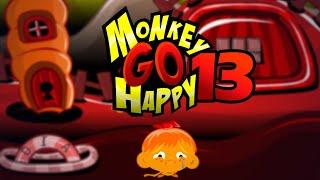 Игра "Счастливая Обезьянка 13" (Monkey GO Happy 13) - прохождение