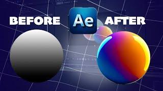 Simple 3D Circle Gradient In After Effects Tutorial