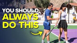 How Good Can Her Forehand Get With One Lesson?