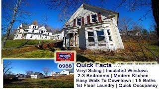 Cheap Priced Homes In Maine For Sale | 29 Bancroft RD Danforth ME MOOERS REALTY #8988
