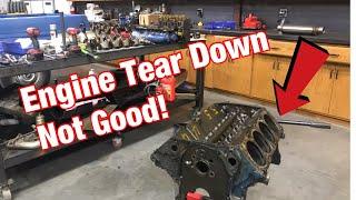 Ford FE 360 Tear Down! One Problem Hole.