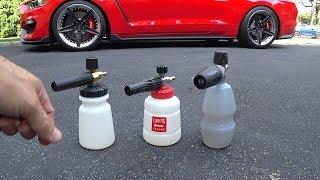 3 Favorite Foam Cannons Demonstrated | Auto Fanatic