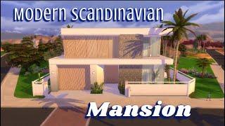 Modern Scandinavian Mansion || The Sims 4: Speed Build