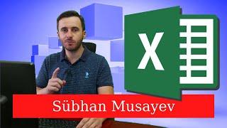 Excel Dərs-3, qlaviatura qısayolları, sürətli iş