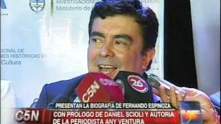 C5N  - SOCIEDAD: PRESENTAN LA BIOGRAFIA DE FERNANDO ESPINOZA