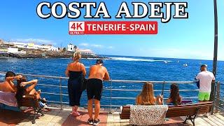 TENERIFE - COSTA ADEJE | A Vibrant Sea with an Unbeatable Climate  4K Walk ● Summer 2024