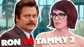 Ron Swanson VS Tammy Two | Parks and Recreation | Comedy Bites