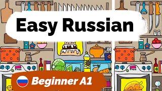 Kitchen. Spot the Difference (Zero Beginner - Comprehensible Russian Input)