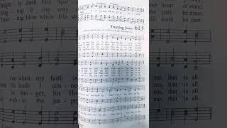 Trusting JESUS hymn