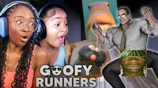 Roblox Goofy Runners with my Sister is ACTUALLY BOTH SCARY AND FUNNY!!