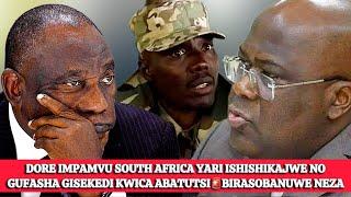 DORE IMPAMVU SOUTH AFRICA YARI ISHISHIKAJWE NO GUFASHA GISEKEDI KWICA ABATUTSIBIRASOBANUWE NEZA