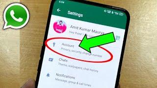 Whatsapp Most Important Settings For All Whatsapp Users !! Whatsapp Useful Settings For All User