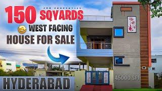 150 Syds West Facing House for Sale | Hyderabad |  JVN Properties #realestate #houseforsale