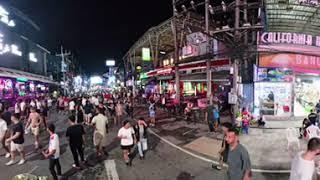 360 derece video Insta360 x4 ile phuket bangla road