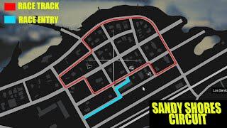 SANDY SHORES CIRCUIT RACE TRACK MENYOO SCENE by 27 GameTech