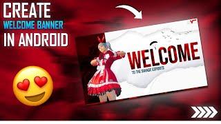 ️‍🩹 MAKE BGMI WELCOME POSTER | IN JUST 1 MIN  | TECH INDIA  #welcome #gamingbanner #welcomeposter