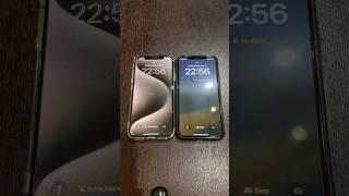 iPhone X vs iPhone 11 Pro boot up test #shorts #iphonex #ios16 #iphone11pro #ios17