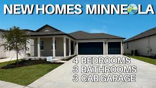 Beautiful 4 Bedroom Florida Homes for Sale. New Construction Home Tour in Minneola Florida.