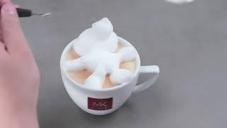 Latte Art 3D Kot