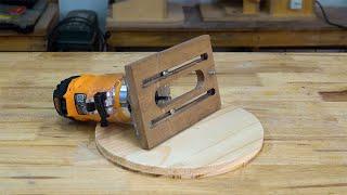 Impressive Router Hacks - DIY Router JIG for Circle Cutting Techniques