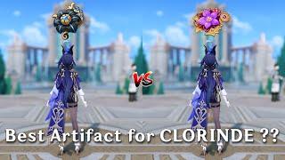 Clorinde Artifacts Comparison, Thundering Fury vs Fragment of Harmonic Whimsy!! [Genshin Impact]