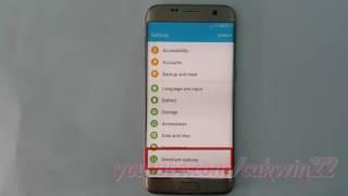 Samsung Galaxy S7 Edge : How to Enable or Disable USB debugging (Android Marshmallow)