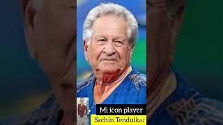 Sachin Tendulkar (old and young) Mumbai Indians team icon #shorts
